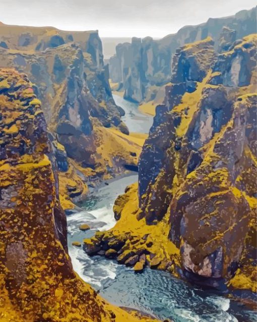 Iceland Landscapes Diamond Painting Art