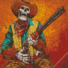 Cowboy Skull Diamond Painting Art