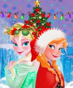 Frozen Christmas Diamond Painting Art