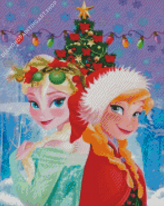 Frozen Christmas Diamond Painting Art