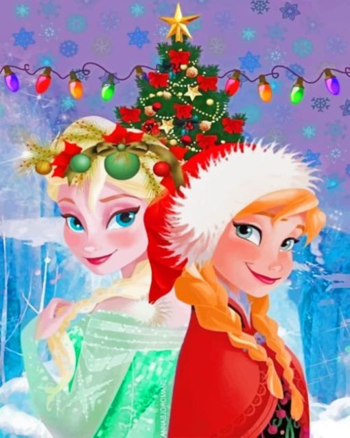 Frozen Christmas Diamond Painting Art