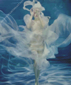 Lady Underwater Diamond Painting Art