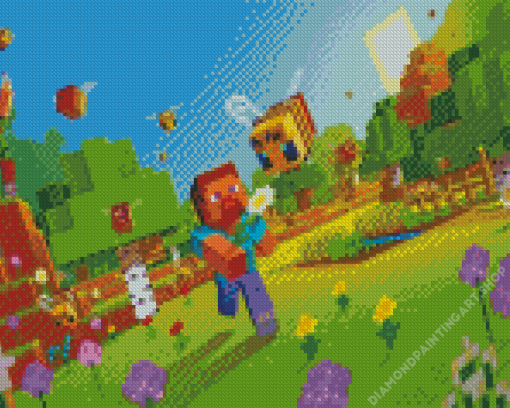 Minecraft Diamond Painting Art