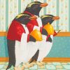 Penguin Chefs Diamond Painting Art