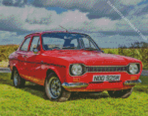 Ford Escort Diamond Painting Art