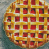 Strawberry Pie Diamond Painting Art