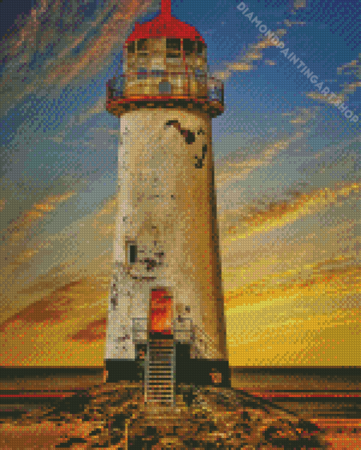 Talacre Lighthouse Diamond Painting Art