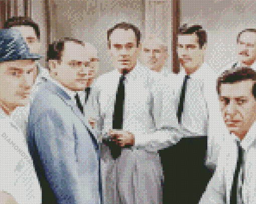 12 Angry Men Diamond Painting Art