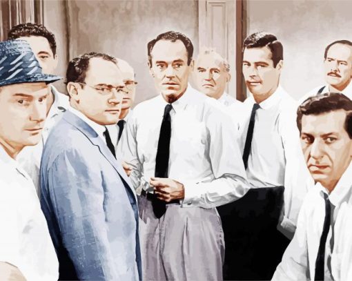 12 Angry Men Diamond Painting Art