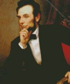 Abe Lincoln Diamond Painting Art