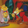 Basil The Great Mouse Detective Diamond Painting Art