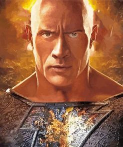 Black Adam Diamond Painting Art