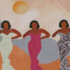 Black Girlfriends Diamond Painting Art