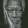 Morgan Freeman Diamond Painting Art