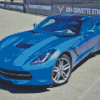 Corvette Stingray Diamond Painting Art