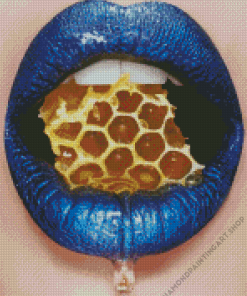 Honey Lips Diamond Painting Art