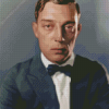 Buster Keaton Diamond Painting Art