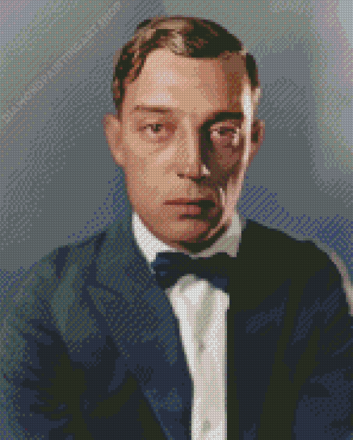 Buster Keaton Diamond Painting Art