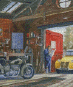 Garage Diamond Painting Art