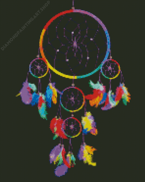 Colorful Dreamcatchers Diamond Painting Art