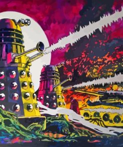 Dalek Dr Who Diamond Painting Art