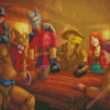 Dnd Party Diamond Painting Art