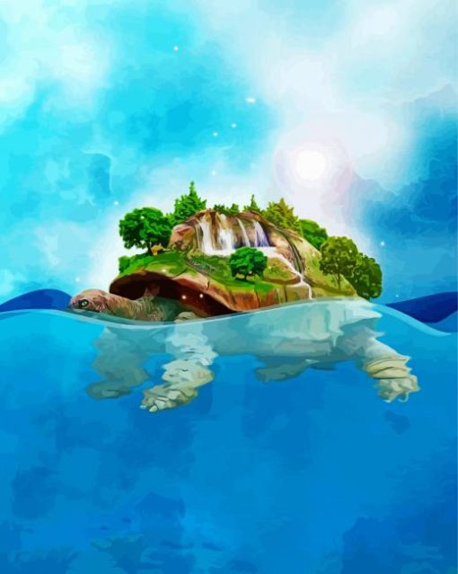 Aldabra Tortoise Diamond Painting Art
