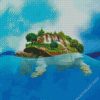 Aldabra Tortoise Diamond Painting Art