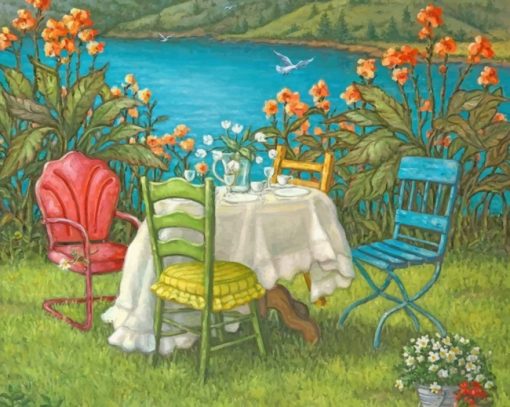 Garden House Diamond Painting Art