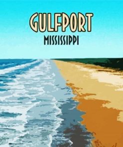Gulfport Mississippi Diamond Painting Art