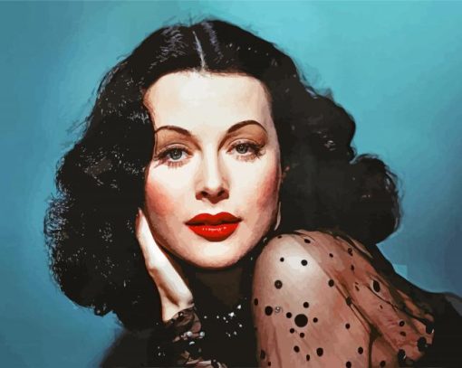 Hedy Lamarr Diamond Painting Art
