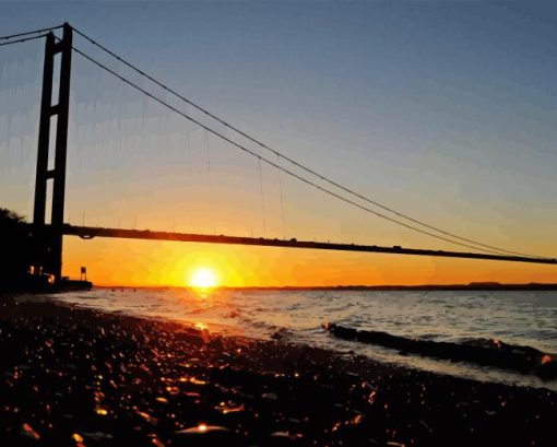 Humber Bridge Diamond Painting Art