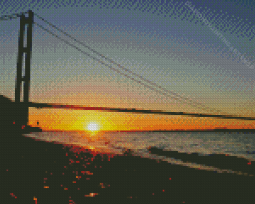 Humber Bridge Diamond Painting Art