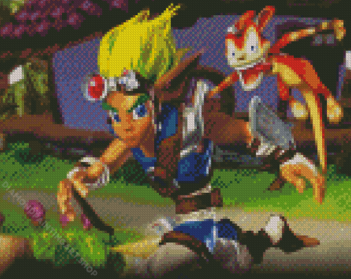 Jak And Daxter Diamond Painting Art