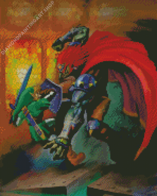 Link And Ganondorf Diamond Painting Art