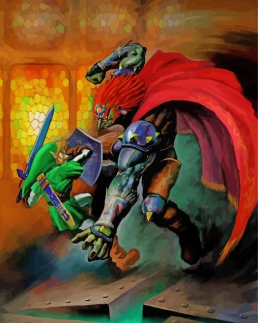 Link And Ganondorf Diamond Painting Art