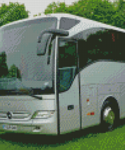 Mercedes Bus Diamond Painting Art