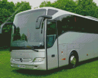Mercedes Bus Diamond Painting Art