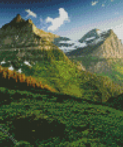 Montana Landscape Diamond Painting Art
