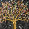 Mosaic Tree Diamond Painting Art