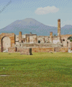Pompeii Ruins Diamond Painting Art