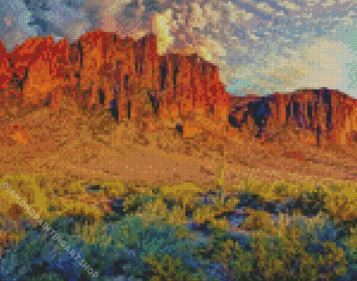 Mountains Arizona Diamond Painting Art