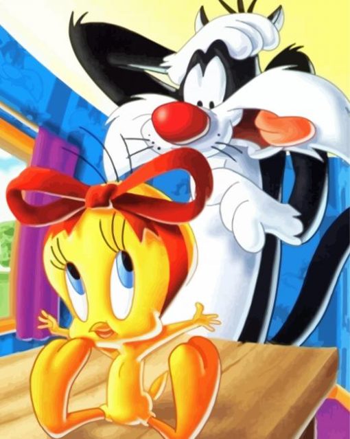 Sylvester And Tweety Diamond Painting Art