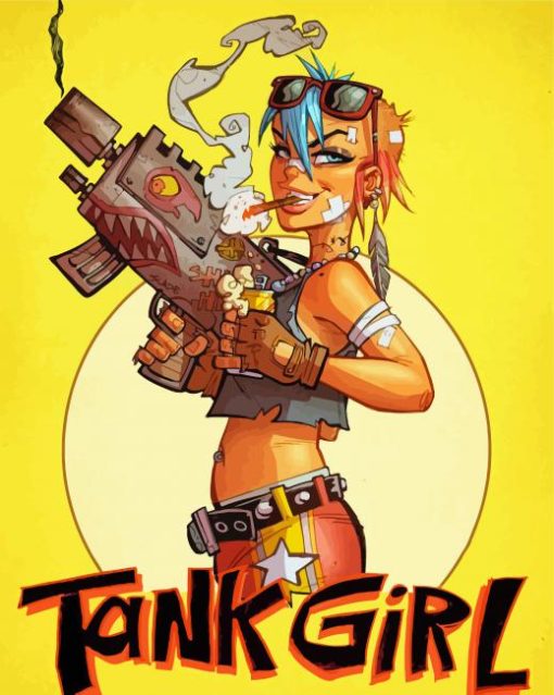 Tank Girl Diamond Painting Art