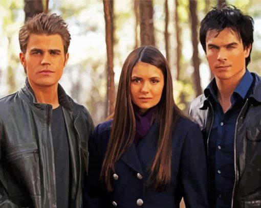 The Vampire Diaries Diamond Painting Art