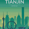 Tianjin Poster Diamond Painting Art