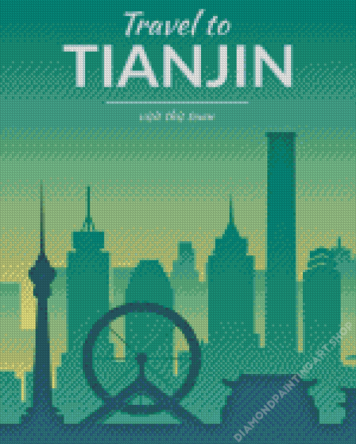 Tianjin Poster Diamond Painting Art