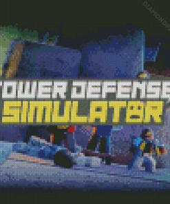 Tower Defense Simulator Diamond Painting Art