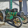 Traction Engine Diamond Painting Art