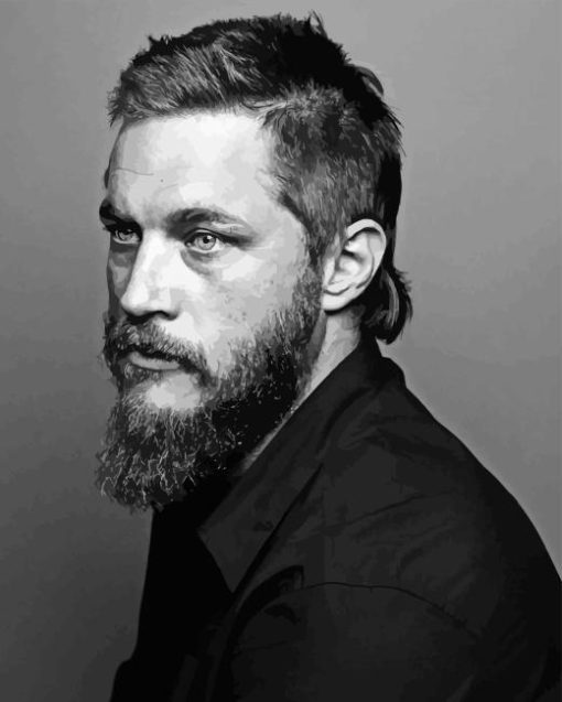 Travis Fimmel Profile Diamond Painting Art